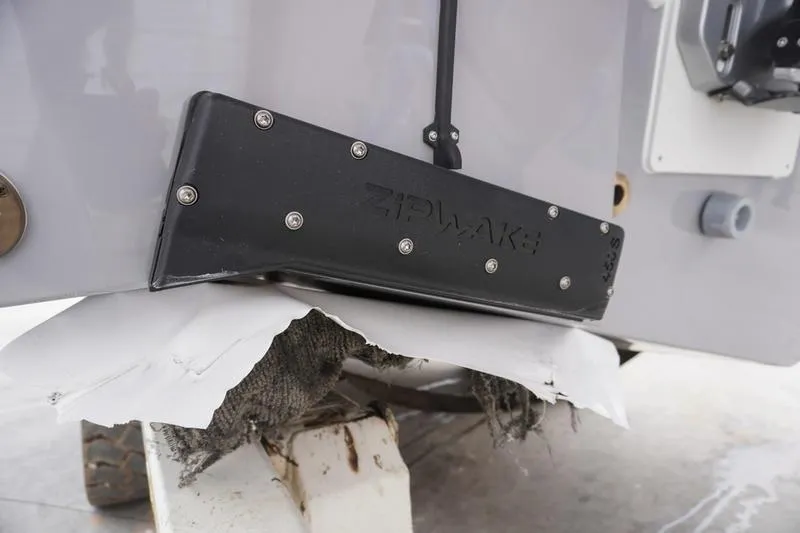 Slide: The Image of Modern kitchen area in 2026 Beneteau Antares 11 Fly yacht, featuring sleek cabinetry and appliances. - 11