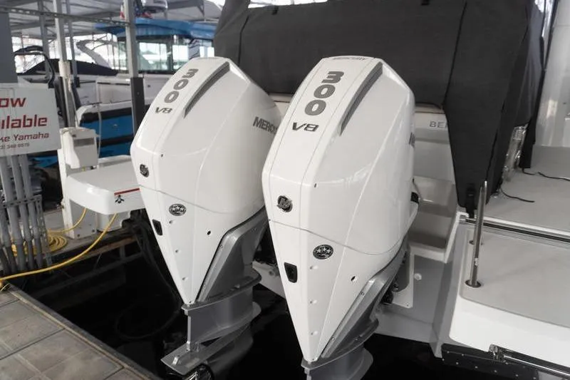 Slide: The Image of 2026 Beneteau Antares 11 Fly with twin Mercury 300 V8 outboard engines. - 51