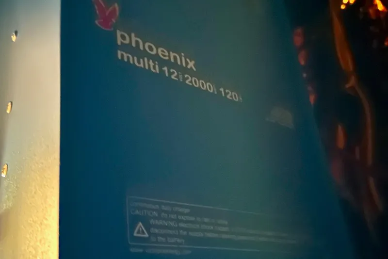 Slide: The Image of Blue Phoenix Multi 12/2000 device on 1973 Nautor Swan 44 yacht. - 84