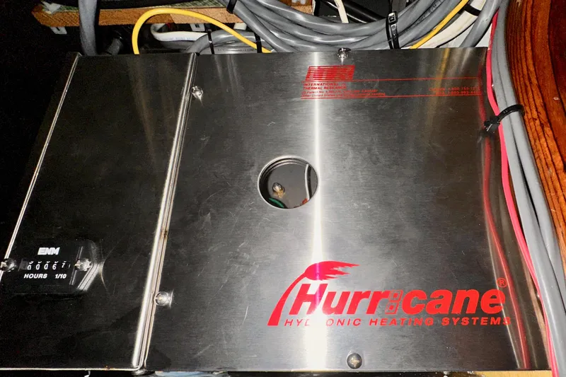 Slide: The Image of Hurricane hydronic heating system in a 1973 Nautor Swan 44 yacht. - 89