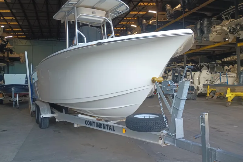 Slide: The Image of 2017 Seapro 219 boat on trailer in indoor storage facility. - 35