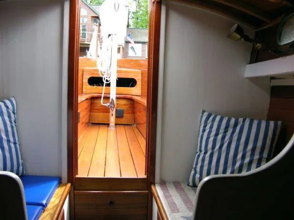 Slide: The Image of Herreshoff Rozinante 28 Canoe Yawl Catch 1969 - 5
