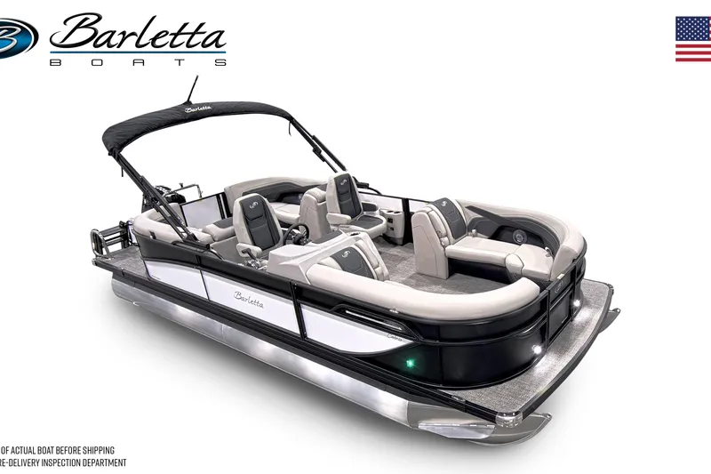 The Image of 2026 Barletta Cabrio 22QC pontoon boat with sleek design and comfortable seating. - 0