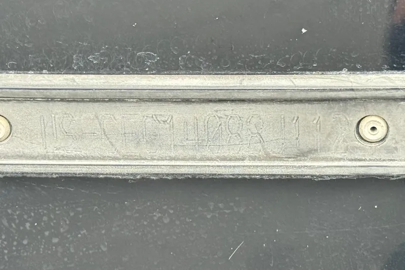 Slide: The Image of Close-up of a 2012 Bombardier Sea Doo 210 Challenger identification plate. - 31