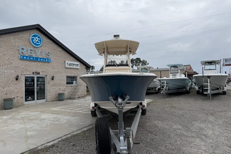 Slide: The Image of 2015 Grady-White Fisherman 257 boat at Revis Yacht Sales dealership. - 13