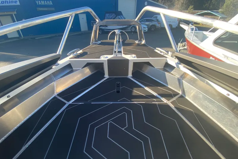 Slide: The Image of 2026 Stabicraft 2350 ULTRACAB WT SPORTFISH boat deck, showcasing sleek design and sturdy construction. - 11