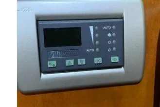 Slide: The Image of Control panel of 2005 Meridian 368 Motoryacht with digital display and buttons. - 20