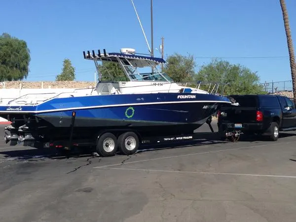 Slide: The Image of Fountain 32 Sportfish Cruiser IO 1997 - 3