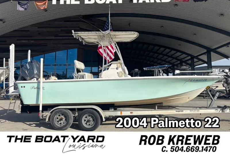 The Image of 2004 Palmetto 22 boat on trailer at The Boat Yard, Louisiana. - 1