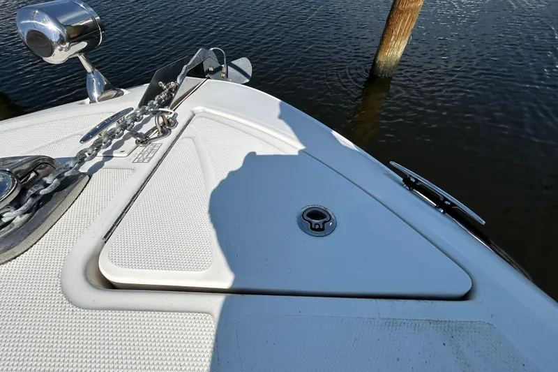 Slide: The Image of Interior wooden cabinet of 2010 Sea Ray Sundancer 260 boat. - 114