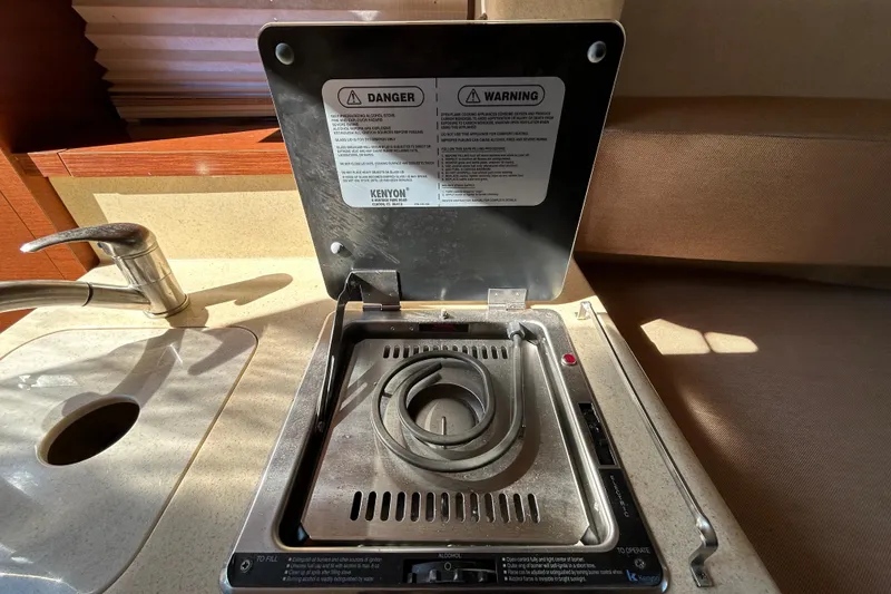 Slide: The Image of Garmin GPS display on 2010 Sea Ray Sundancer 260 boat dashboard. - 69