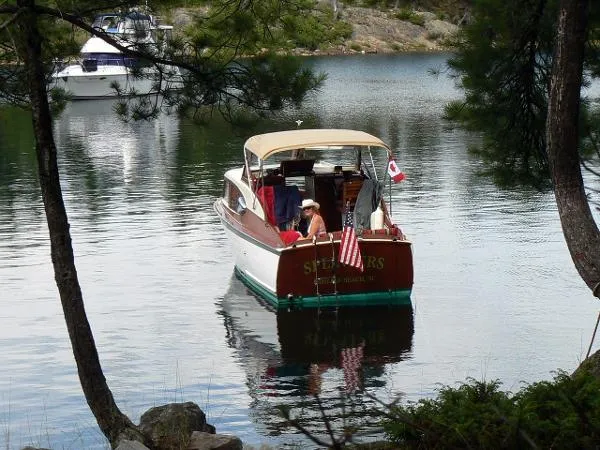 Slide: The Image of Chris-Craft 24 Sedan Fly-Bridge 1957 - 8