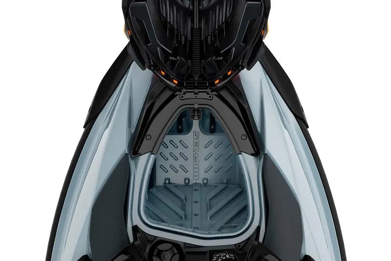 Slide: The Image of Manufacturer Provided Image: 2026 Sea-Doo Wake 170 top view, showcasing sleek design and storage compartment. - 3