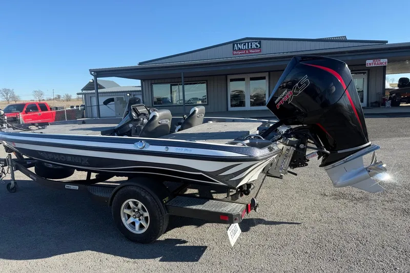 Slide: The Image of 2021 Phoenix 818 Pro boat with Mercury engine at Anglers Outpost & Marine dealership. - 5
