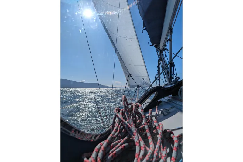 Slide: The Image of Jeanneau Sun Odyssey 349 sailing on a sunny day, 2017 model. - 25