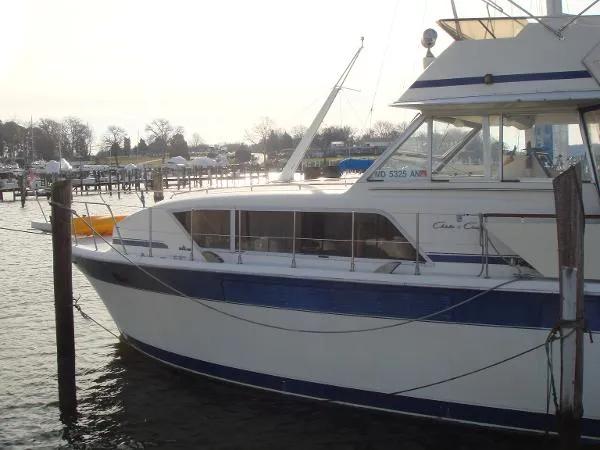 Slide: The Image of Chris-Craft 410 Motor Yacht 1986 - 1