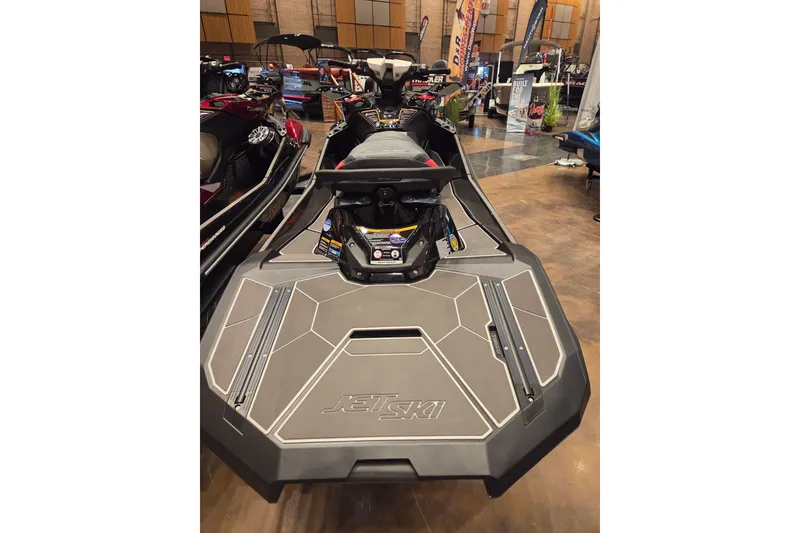 Slide: The Image of 2026 Kawasaki ULTRA 160LX-S jet ski displayed at an indoor exhibition. - 5