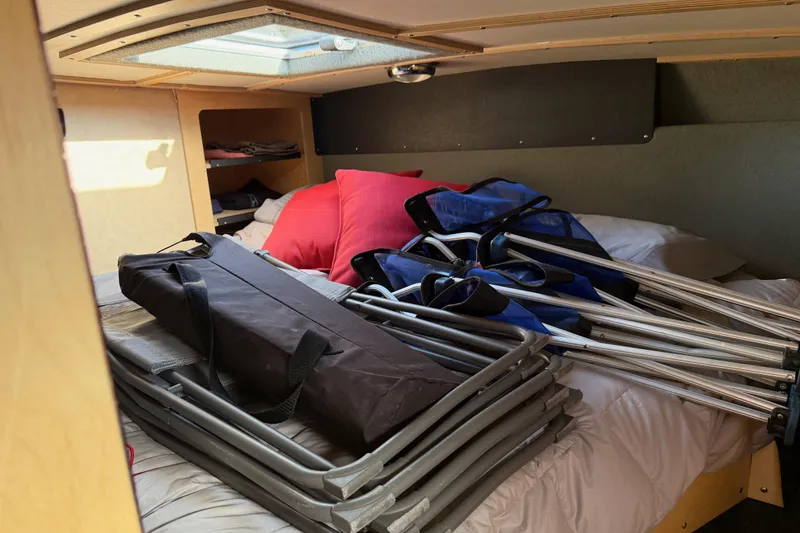 Slide: The Image of Control panel of a 2020 Armstrong Marine 35 boat with gauges and buttons. - 57