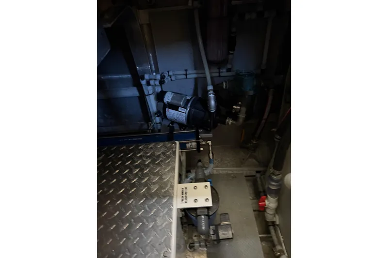 Slide: The Image of Control panel of a 2020 Armstrong Marine 35 boat with steering wheel and navigation equipment. - 66