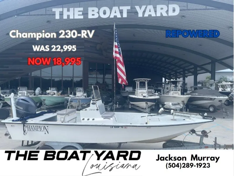 The Image of Champion 230-RV boat for sale at The Boat Yard, discounted to $18,995, repowered. - 0