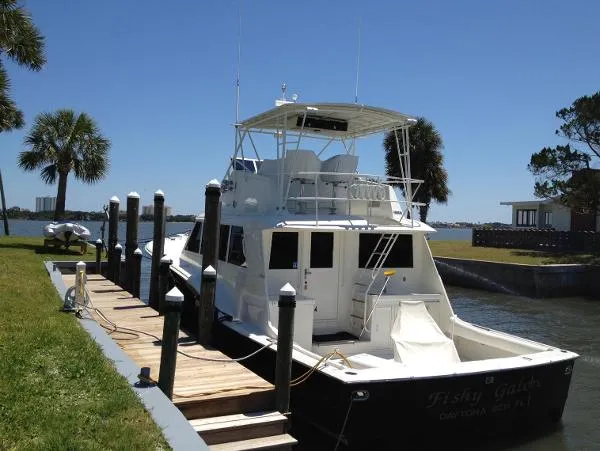 Slide: The Image of Hatteras Convertible Sportfish- Will trade for big Center Console 1975 - 1