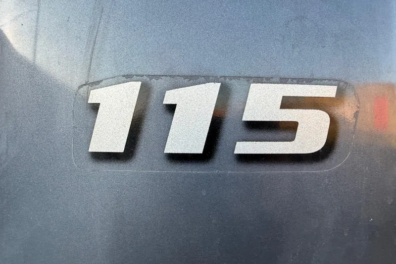 Slide: The Image of "115" decal on Veranda Fishing V2075-F2, 2014 model. - 13