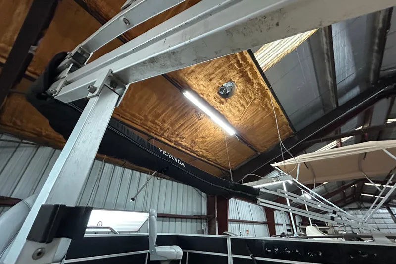 Slide: The Image of Close-up of a worn tire on a 2014 Veranda Fishing V2075-F2 trailer. - 7