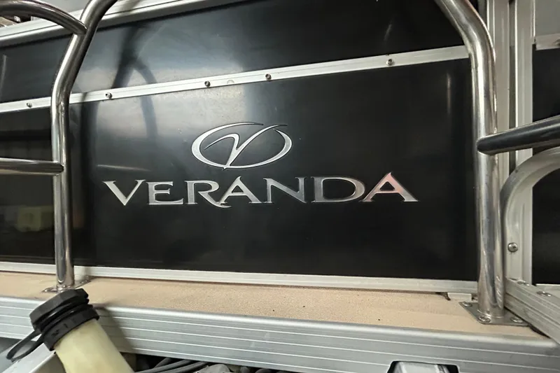 Slide: The Image of Close-up of a 2014 Veranda Fishing V2075-F2 trailer tire on asphalt. - 8