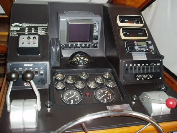 Slide: The Image of Ocean Yachts 48 Aft Cabin Motor Yacht 1990 - 9