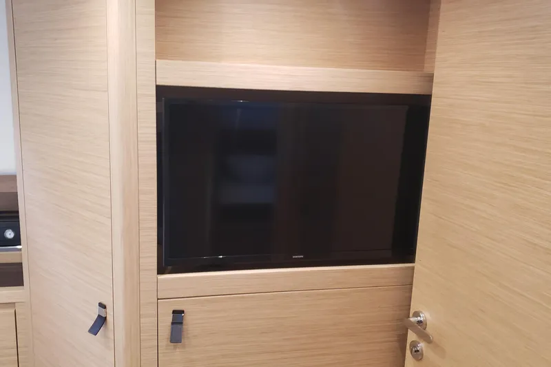 Slide: The Image of 2023 Pardo Yachts 50 cruising on open water, showcasing sleek design and luxury. - 5