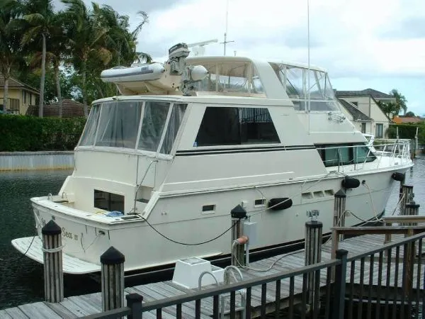 Slide: The Image of Hatteras 52 Cockpit Motor Yacht 1991 - 1