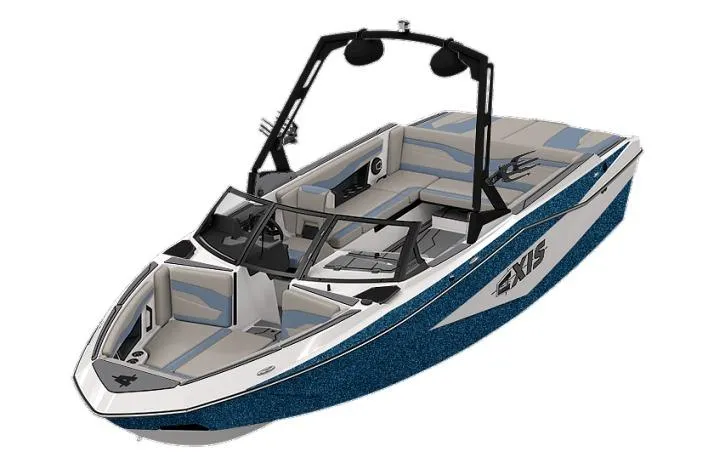 Slide: The Image of 2025 Axis T235 boat with sleek design, spacious seating, and modern features. - 5