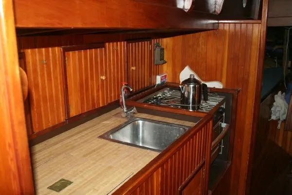 Slide: The Image of George Stadel Schooner built by Atlantic Boat Works 1975 - 3