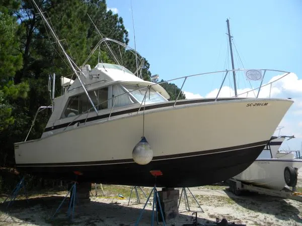 Slide: The Image of Bertram 33 Flybridge Cruiser 1977 - 3