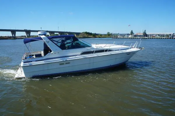 Slide: The Image of Sea Ray 340 Express Cruiser 1989 - 1