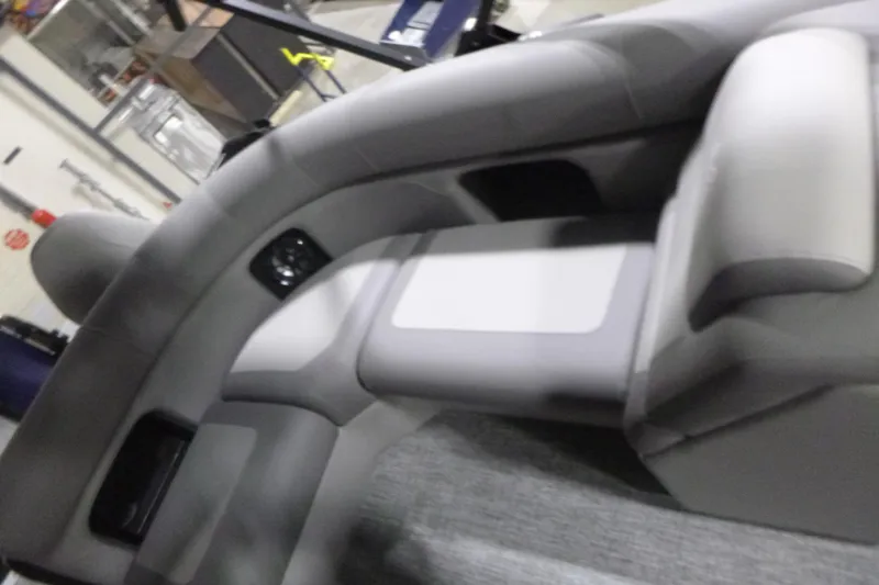 Slide: The Image of Interior seating of 2026 Premier 210 SunSation Angler 4 Point boat. - 11