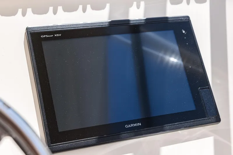 Slide: The Image of Garmin GPSMAP XSV on 2017 Grady-White Freedom 285 boat dashboard. - 26