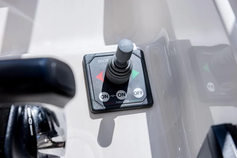 Slide: The Image of Joystick control panel on 2017 Grady-White Freedom 285 boat. - 30