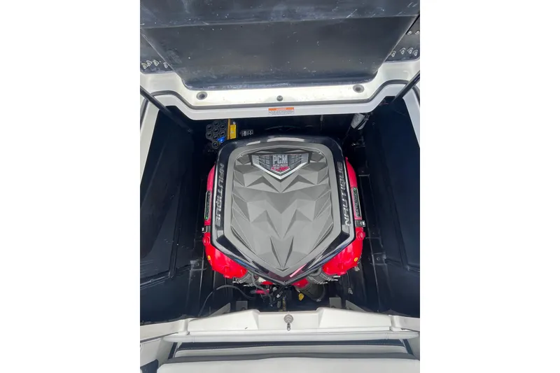 Slide: The Image of 2017 Nautique Super Air Nautique G25 engine compartment, featuring PCM engine. - 33