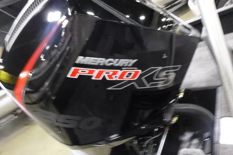 Slide: The Image of Mercury Pro XS engine on 2026 Alumacraft Competitor 205 Sport boat. - 19