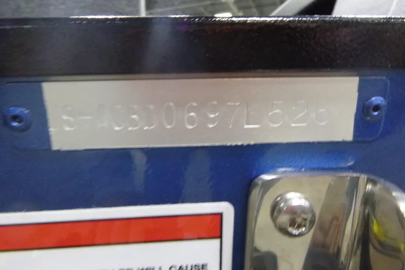 Slide: The Image of 2026 Alumacraft Competitor 205 Sport boat identification plate with serial number. - 21