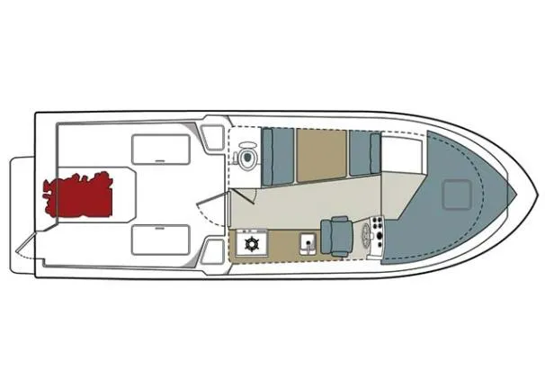 Slide: The Image of Osprey Pilothouse 26 Long Cabin 2004 - 6