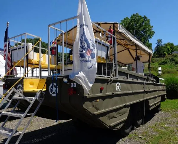 Slide: The Image of GMC DUKW Military Amphibious Vehicle 1945 - 9