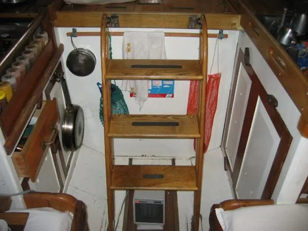 Slide: The Image of George Buehler Coastal Cruiser Elmer Atkin sailboat 1988 - 8