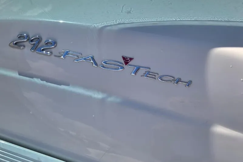 Slide: The Image of Interior cabin of 2004 Formula 292 FASTech boat with red pillow and binoculars. - 12