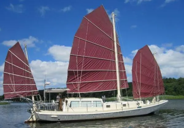 Slide: The Image of Chinese Junk 50 Parker Three Masted 1991 - 0