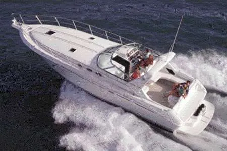 Slide: The Image of Sea Ray 400 Express Cruiser 1998 - 5