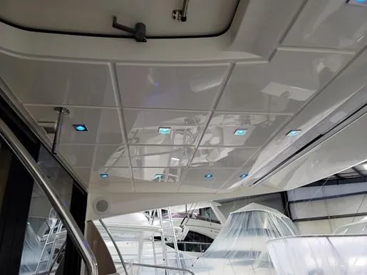 Slide: The Image of Ceiling lights on a 2016 Prestige 560 yacht. - 20