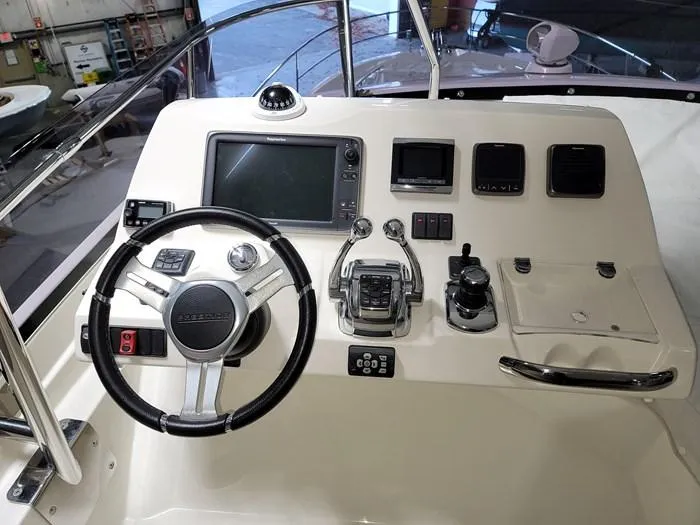 Slide: The Image of Helm of a 2016 Prestige 560 yacht. - 3