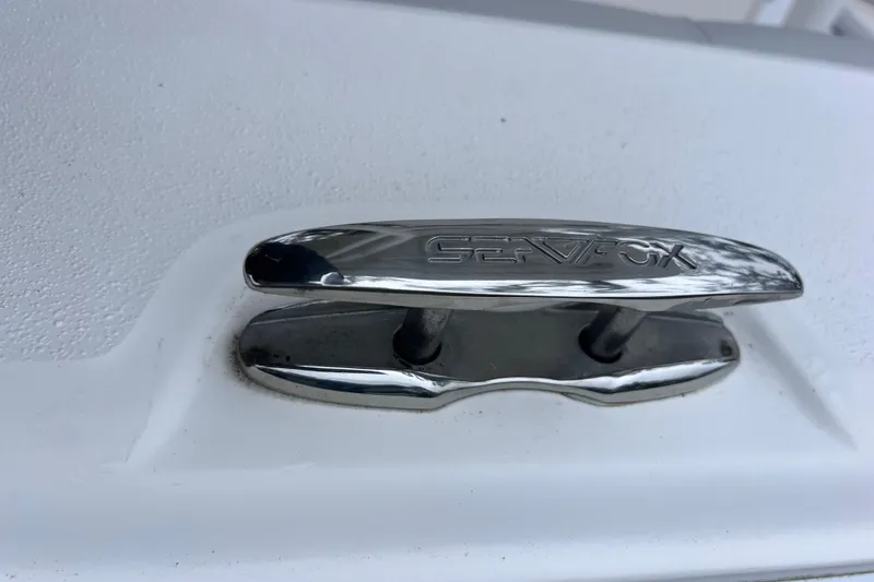Slide: The Image of Chrome cleat on 2020 Sea Fox 228 Commander boat deck. - 35